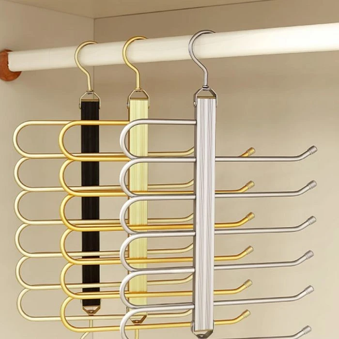 multi layer pants metal hangers Manufacturing Factory(001)